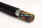 imagen pequeña de cable blindado chaqueta negra de 25 pares