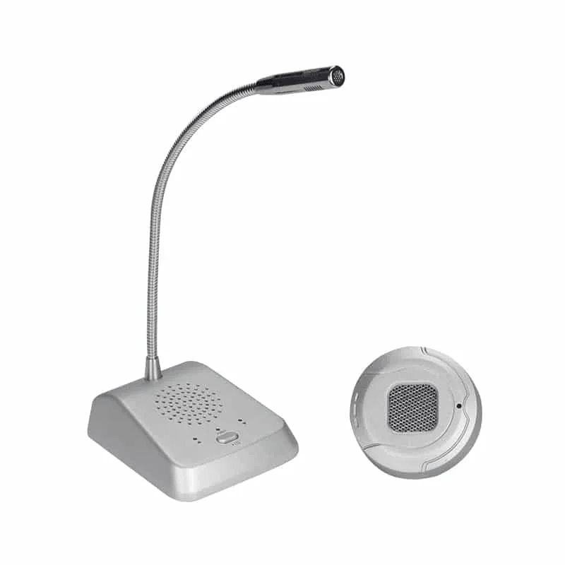 Intercom de ventanilla full duplex gris Meeyi MY-E360D - LA CASA DEL TELEFONO