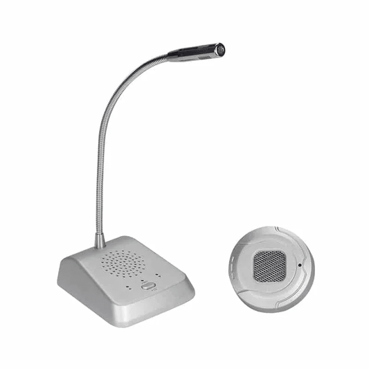 Intercom de ventanilla full duplex gris Meeyi MY-E360D - LA CASA DEL TELEFONO