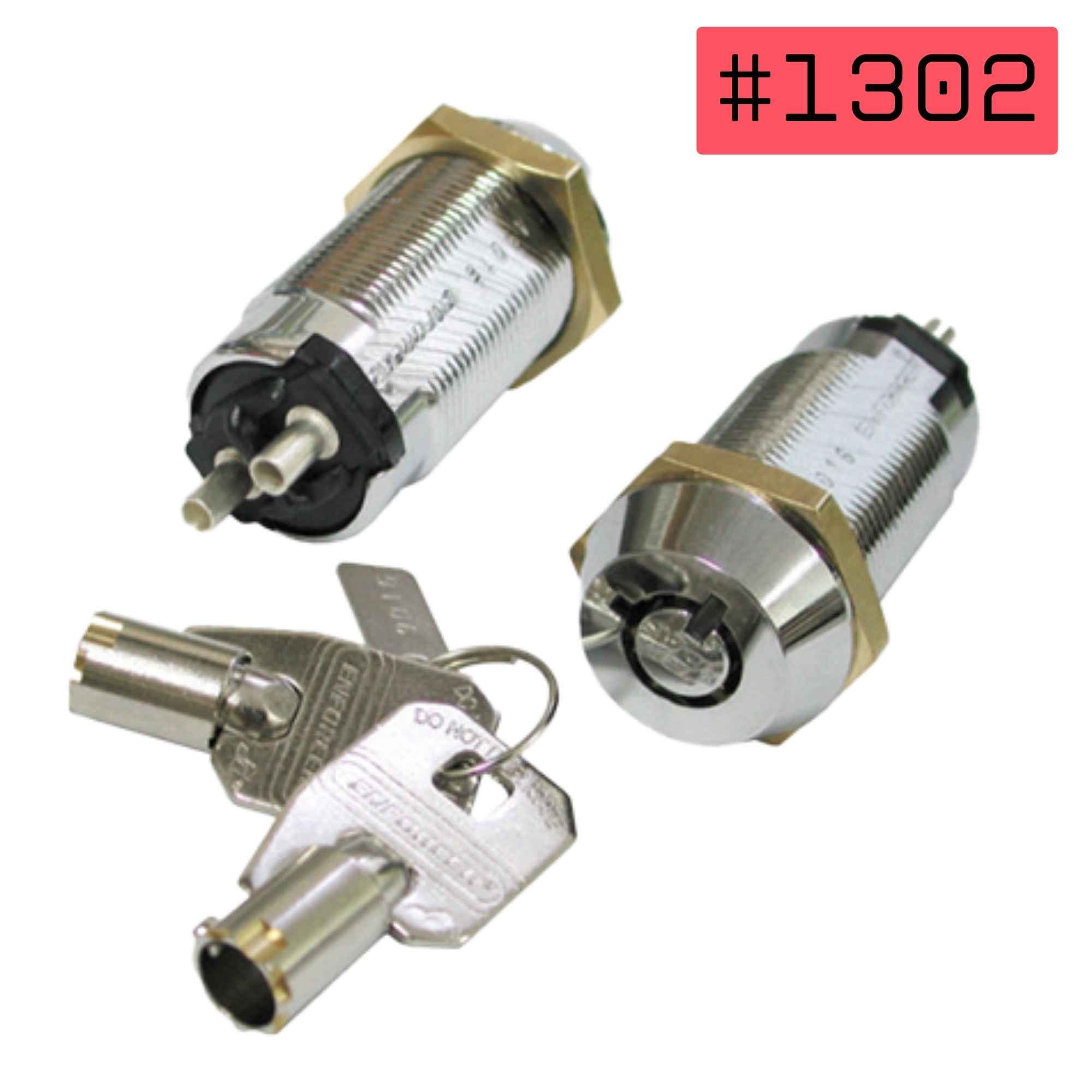Interruptor tubular con llave ENFORCER SS-090-2H2 para control de alarma