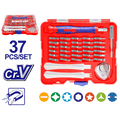 Juego de destornilladores de precisión de 37 piezas – EMTOP EBST03702