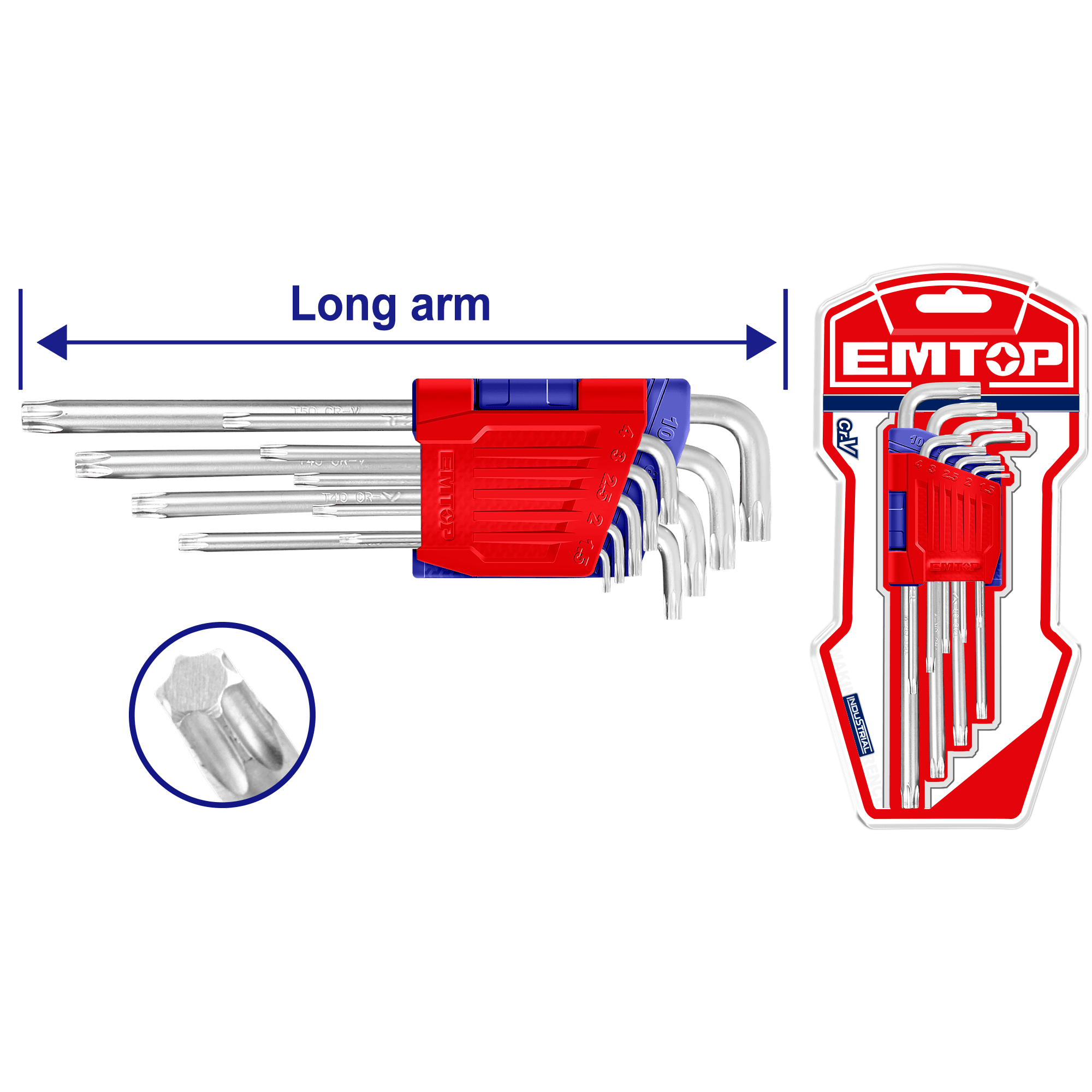 Juego de llaves torx brazo largo - LA CASA DEL TELEFONO
