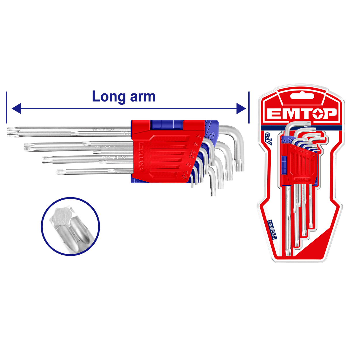 Juego de llaves torx brazo largo - LA CASA DEL TELEFONO