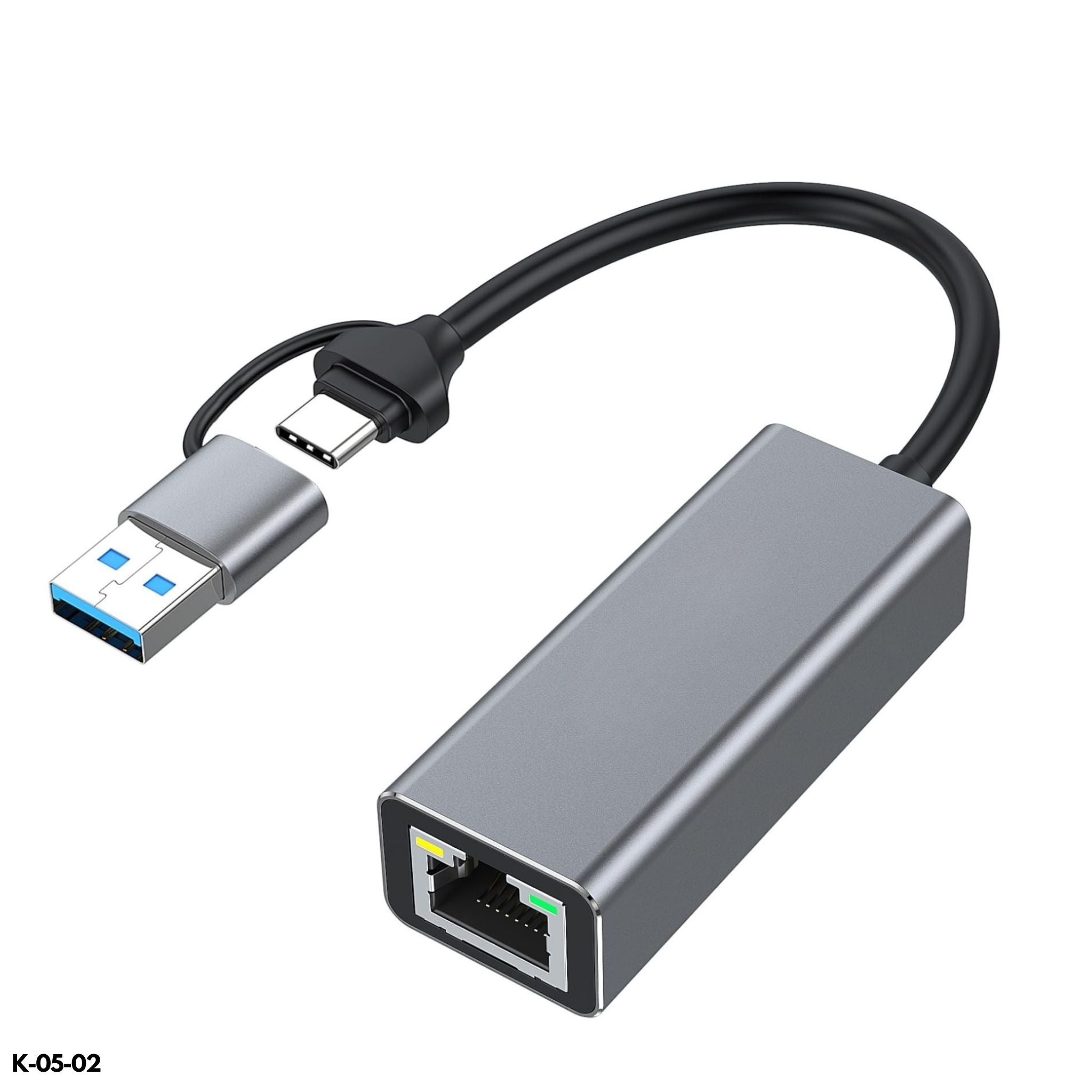 Adaptador USB-A y USB-C a ethernet 2.5G