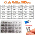 Kit 1010 Tornillos Autorroscantes Acero 304 24 Medidas TPCA-1010