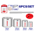 Kit de coronas de perforación con grano de carburo para azulejos EHSW2062