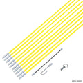 Kit de Varillas Guía de Cables fibra de vidrio 1m x10 Kuwes WFR-6100T