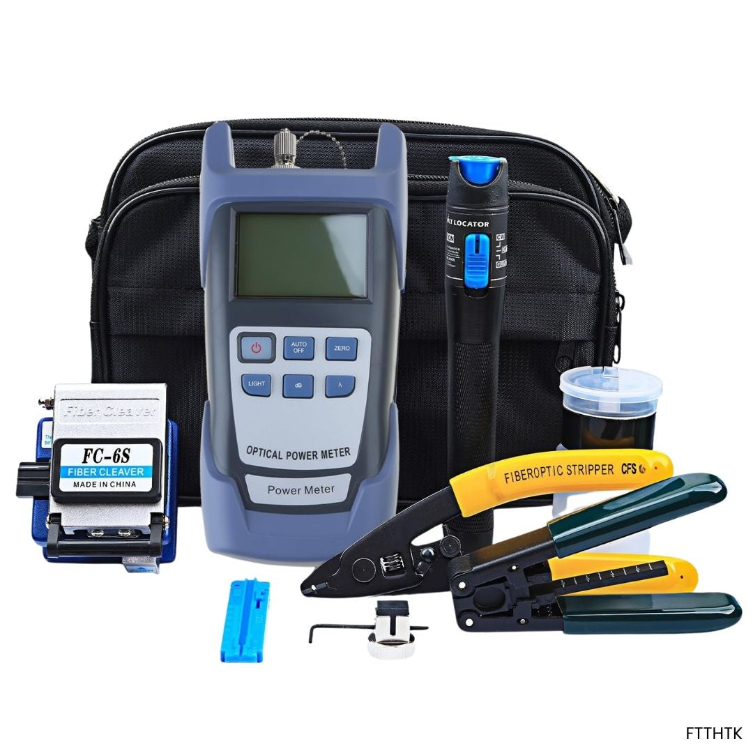 Kit herramientas para fibra optica ftthtk