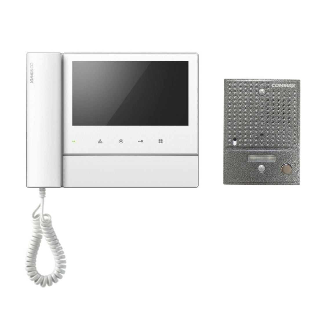 Kit de Videoportero Commax CDV-70N con Cámara y frente de calle DRC-4CGN2