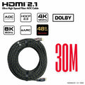 Cable HDMI 2.1 Fibra Óptica AOC 8K 30 Metros 48Gbps | KUWES