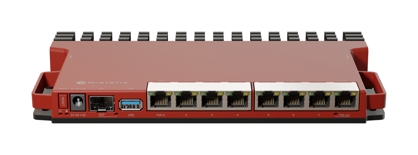 Router Mikrotik L009UiGS-RM 2.5G SFP y 8 puertos Gigabit