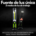 Lámpara de inspección con luz led blanca recargable, instalación ajustable – Luceco LILT45T65