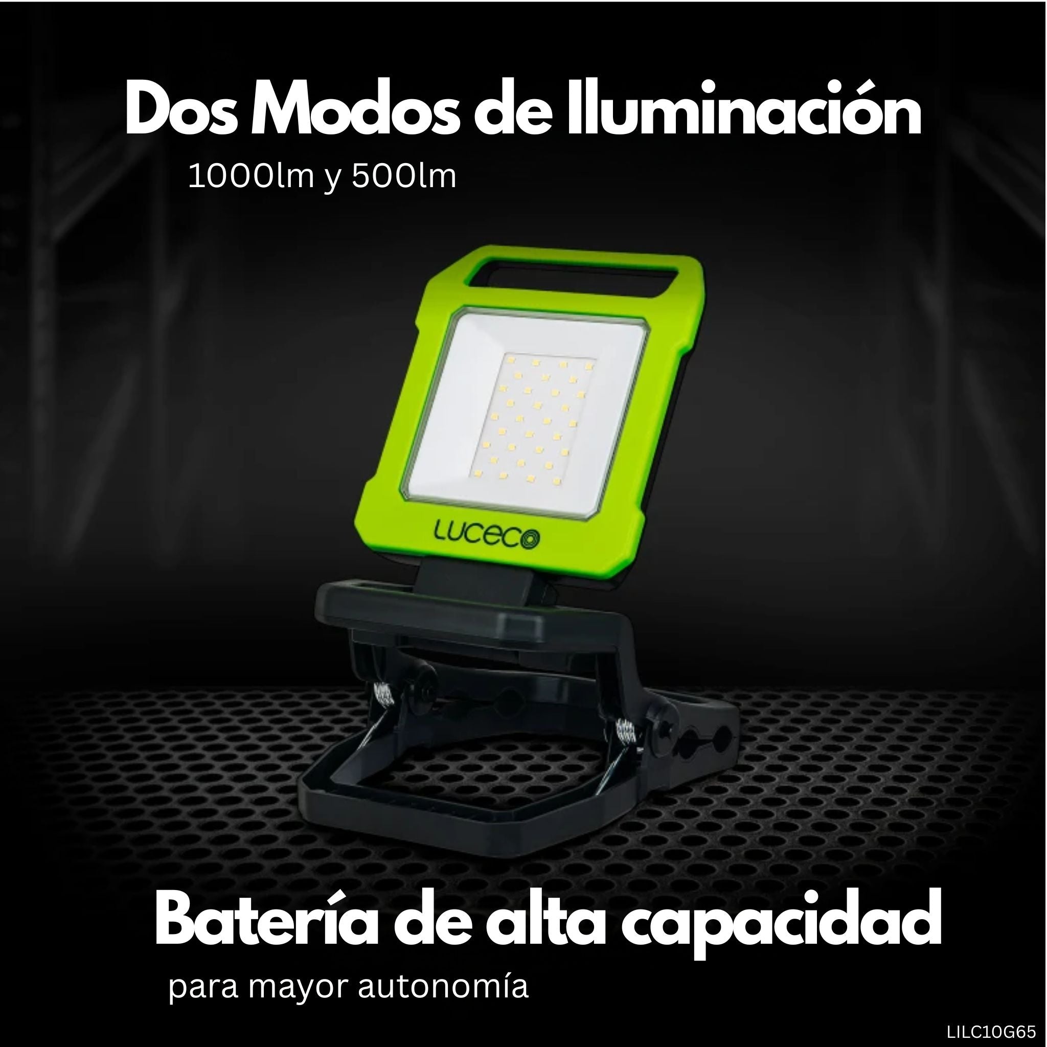 Lámpara de trabajo portátil recargable con power bank