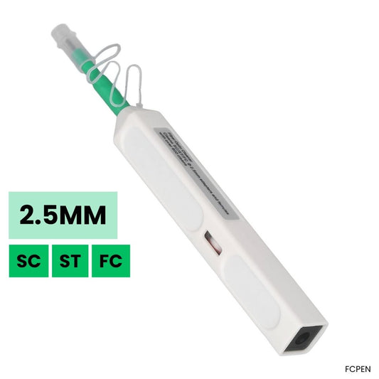 Lápiz limpiador de fibra óptica 2.5mm para conectores SC FC ST.