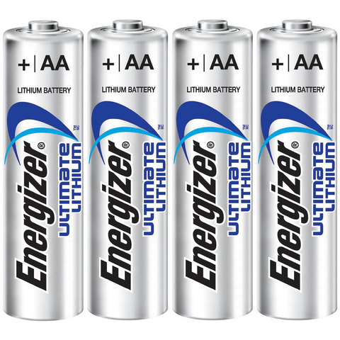 Baterías de litio Energizer L91 Ultimate 1.5V paquete de 4