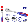 Llave de trinquete de 1/4”