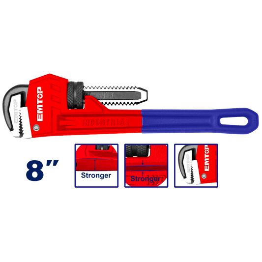 Llave de tubo de 8 pulgadas - LA CASA DEL TELEFONO