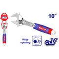 Llave inglesa ajustable de 10 pulgadas, amplia apertura