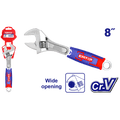 Llave inglesa ajustable de 8 pulgadas, amplia apertura