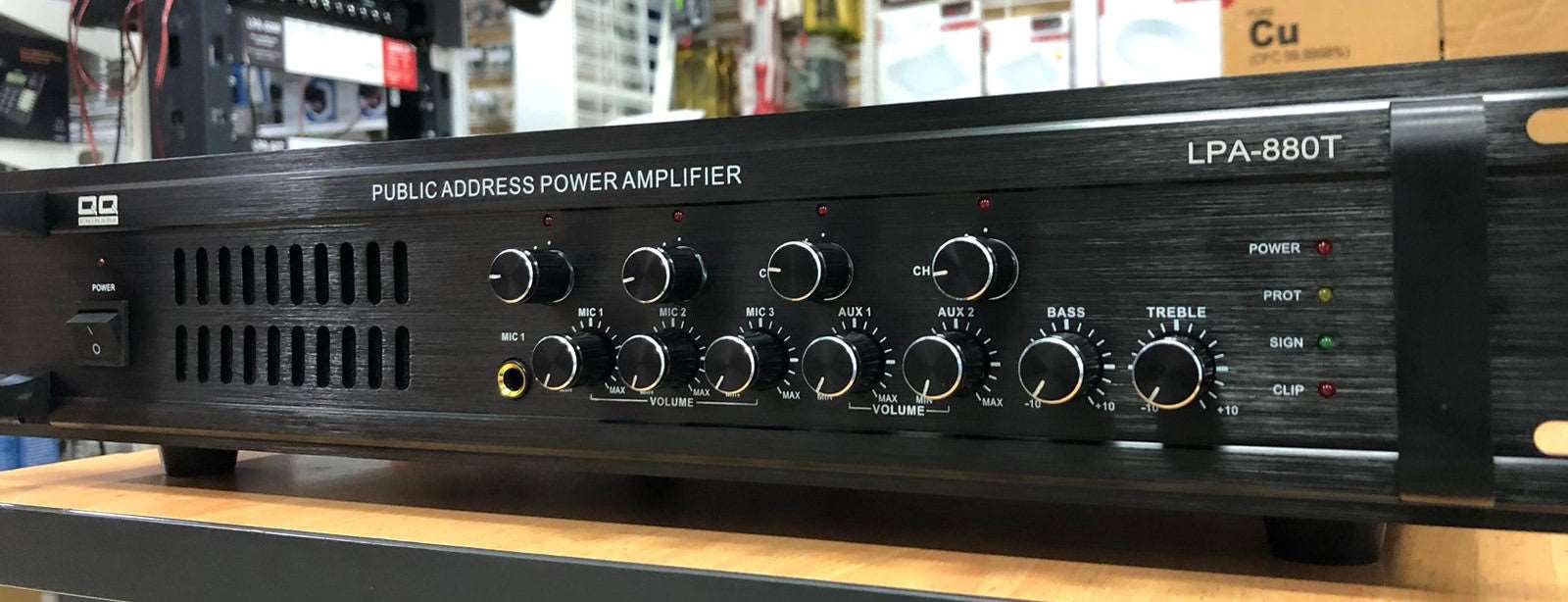 Amplificador PA de 880W LPA-880T de 4 zonas