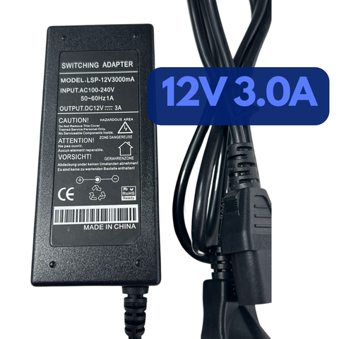 Adaptador 12V 3A – LSP-12V3000MA