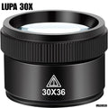 Lupa de bolsillo con lente 30x
