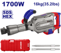 Martillo demoledor industrial EMTOP ULDBRH1701 de 1700W