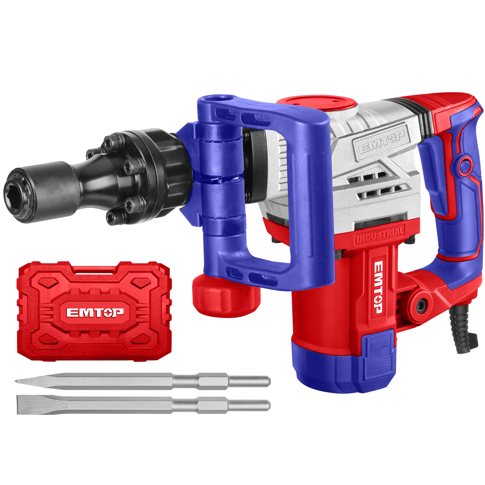 Martillo demoledor INDUSTRIAL SDS HEX de 1300W Emtop ULDBRH1301 - LA CASA DEL TELEFONO
