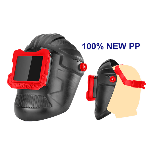 Máscara para soldar con visor móvil EMTOP EWHT0106 - LA CASA DEL TELEFONO