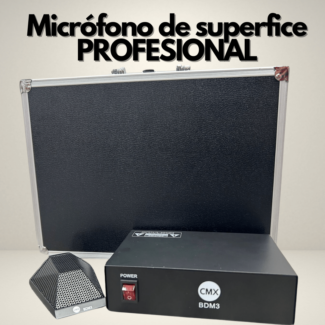 Micrófono de superficie cardioide PROFESIONAL – CMX BDM3 - LA CASA DEL TELEFONO