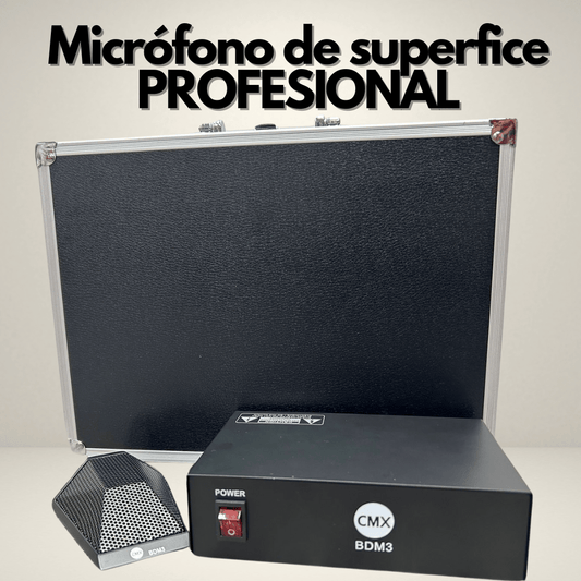 Micrófono de superficie cardioide PROFESIONAL – CMX BDM3 - LA CASA DEL TELEFONO