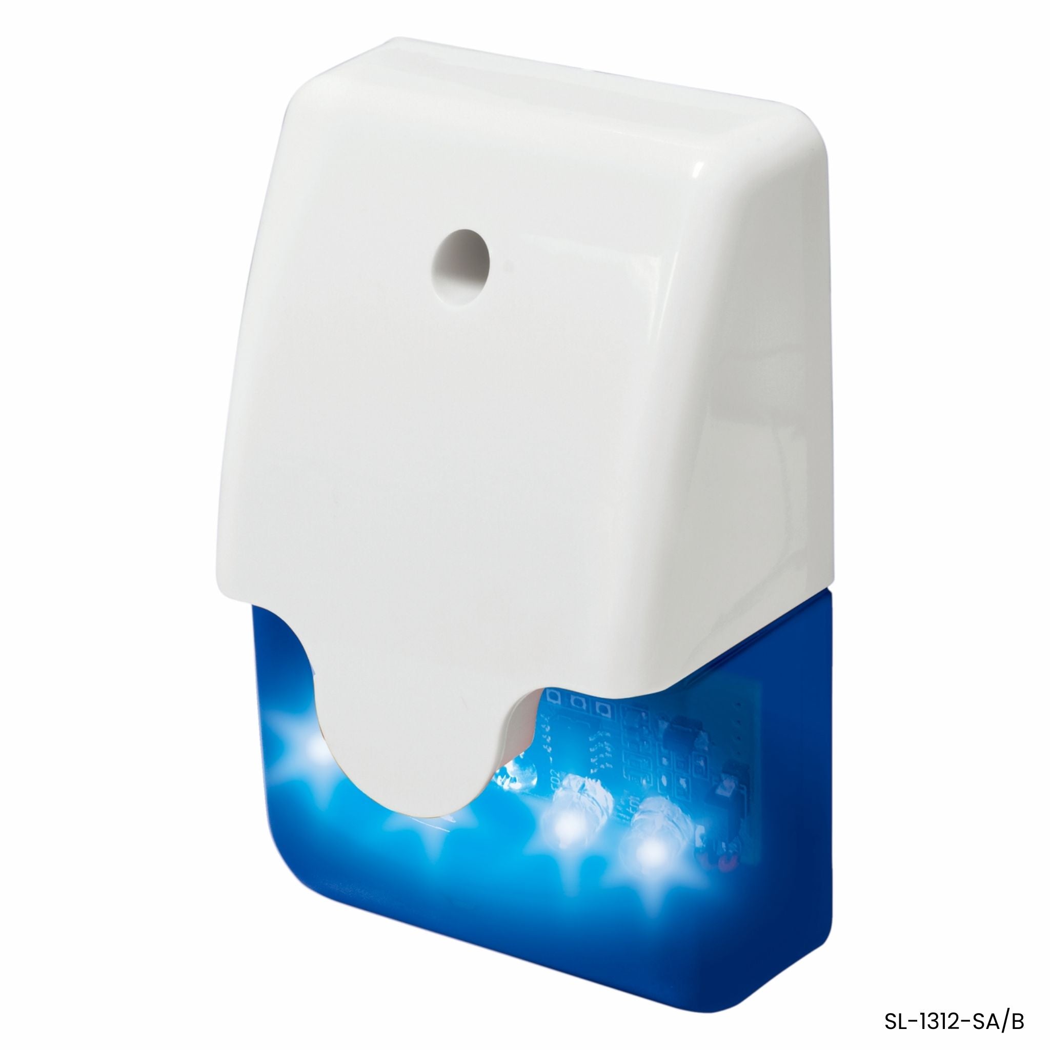 Mini sirena estroboscópica Enforcer SL-1312-SA/B lente azul alarma 