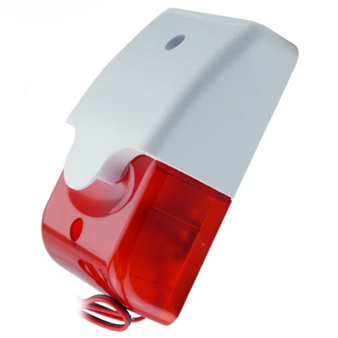 Mini sirena estroboscópica roja 12V para alarmas SS512