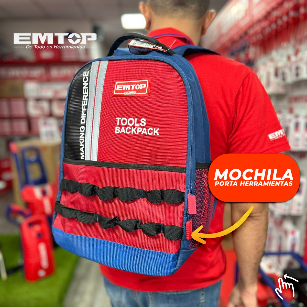 Mochila para cargar tu laptop y herramientas La Casa del Teléfono