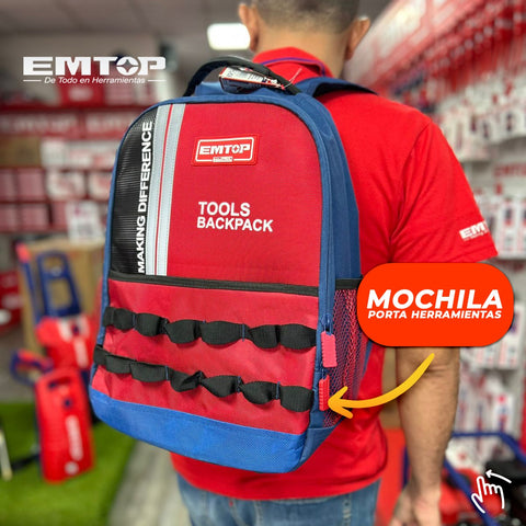 Mochila para cargar tu laptop y herramientas La Casa del Teléfono