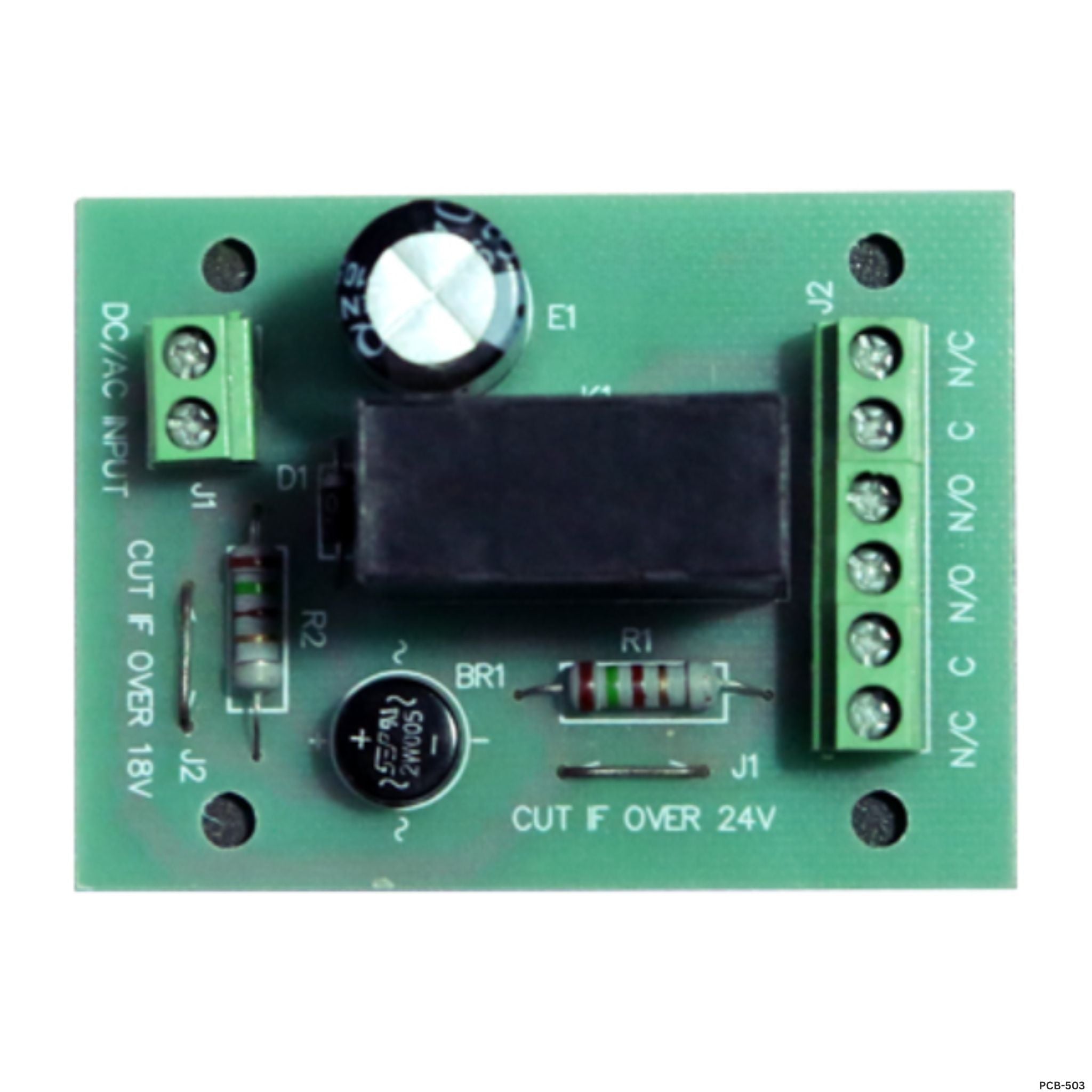 Módulo de relé YLI PCB-503 para control de acceso 