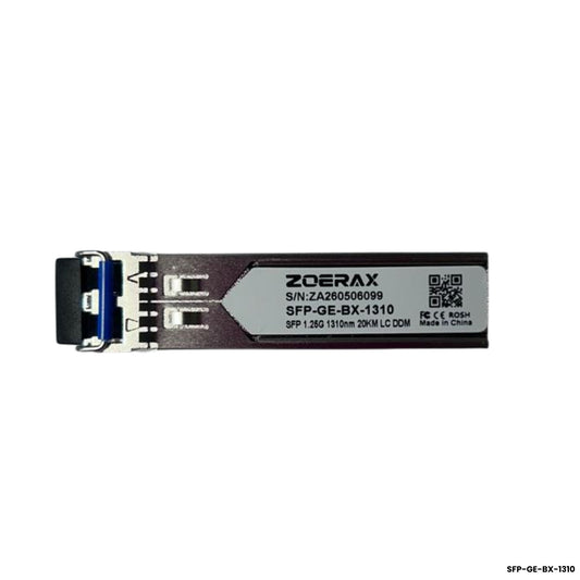 Módulo SFP 1.25G 1310nm 20km DDM monomodo LC SFP-GE-BX-1310 switch