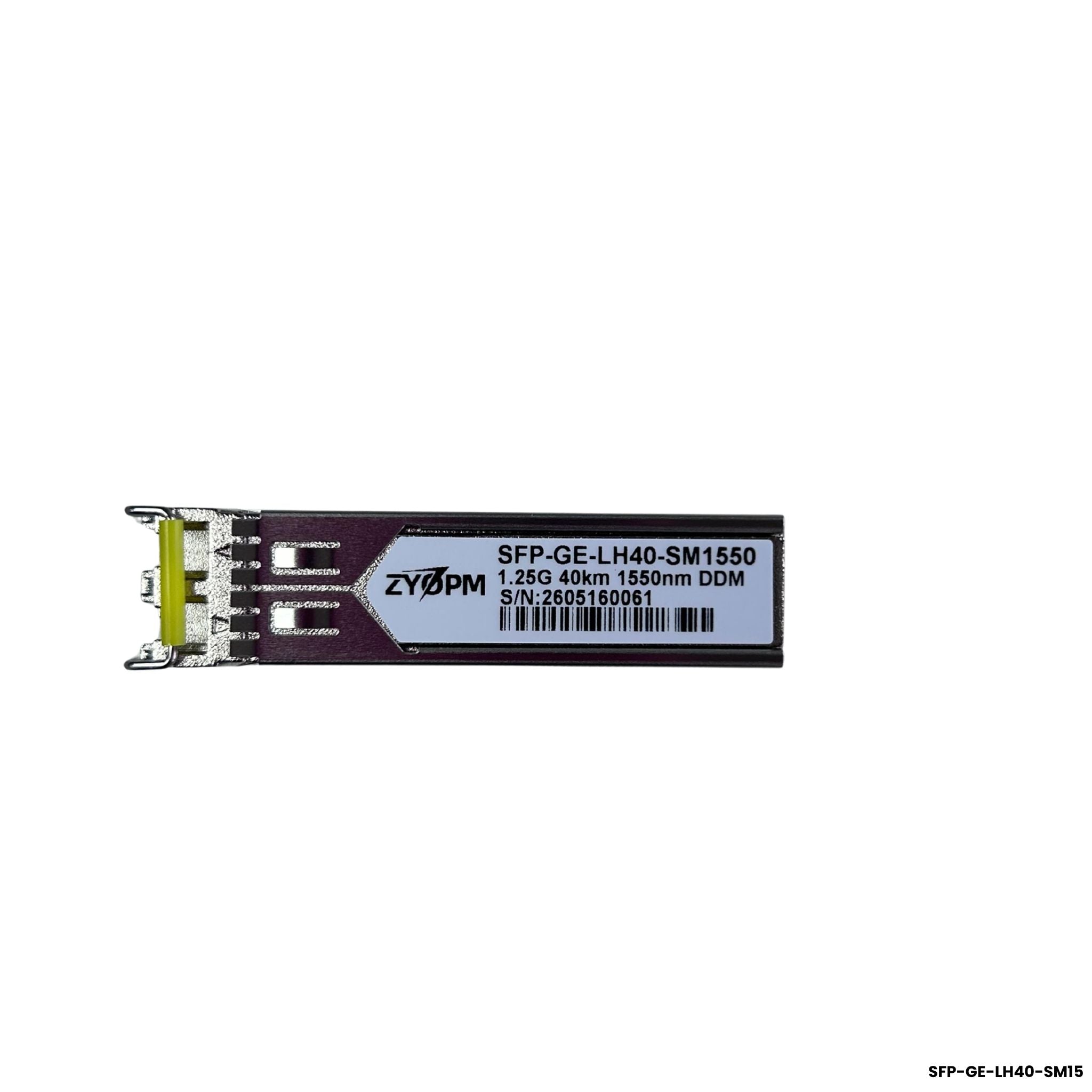 Módulo SFP 1.25G 1550nm 40km DDM monomodo LC ZYOPM SFP-GE-LH40-SM1550
