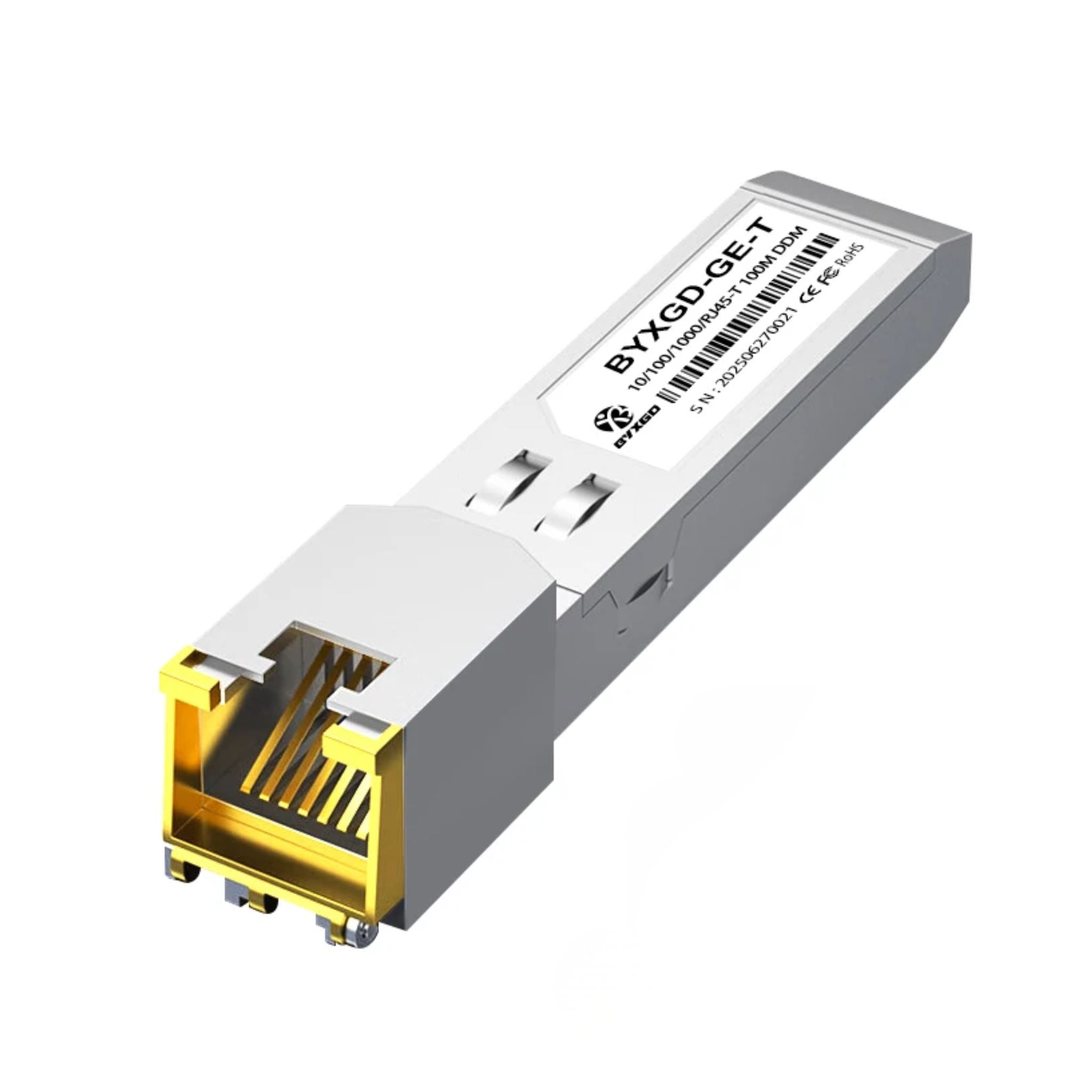 Módulo SFP GBIC RJ45 Gigabit 1000Mbps DDM BYXGD-GE-T transceptor cobre