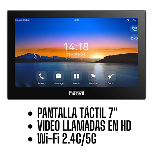Monitor SIP Wi-Fi Fanvil i504W - LA CASA DEL TELEFONO