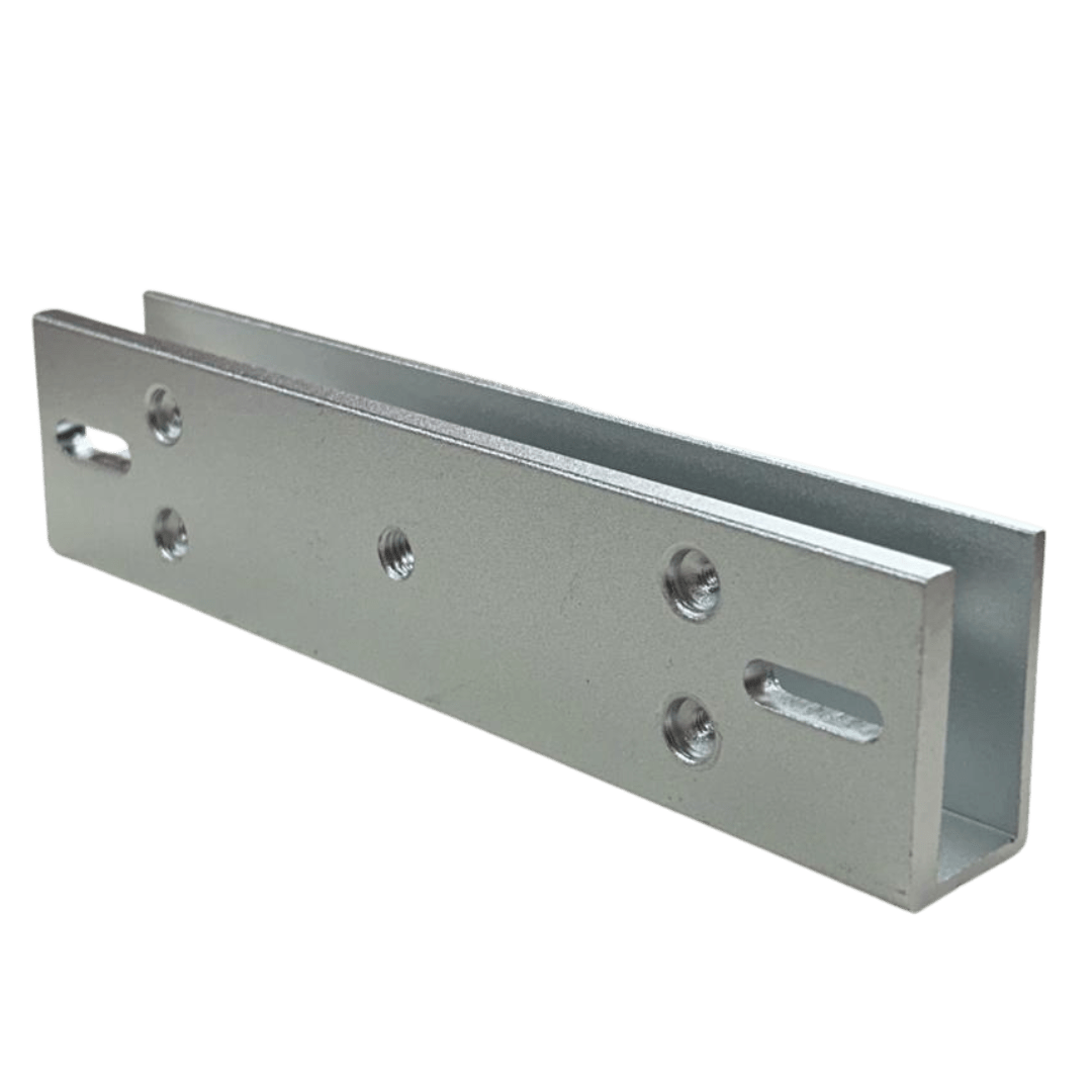 Montaje U para puerta de vidrio uso con magnética JS-260S de 600lbs JS-26U - LA CASA DEL TELEFONO