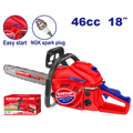 Motosierra 46CC 18 pulgadas motor 2T a gasolina