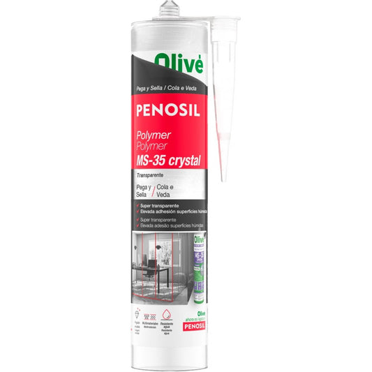Polímero adhesivo pega y sella invisible Penosil MS-35 Crystal