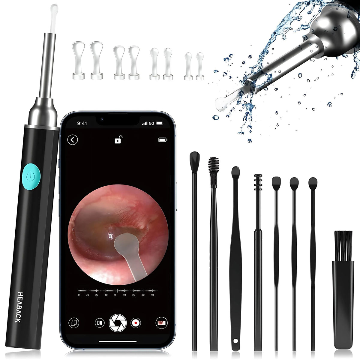 Otoscopio inteligente inalámbrico HD para eliminación de cerumen - LA CASA DEL TELEFONO
