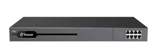 Central IP Yeastar P560, soporta 100 usuarios y 30 llamadas concurrentes (ampliable)