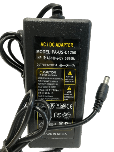 Adaptador 12Vdc 5A – PA-US-D1250