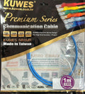 Patch Cord CAT6A S/FTP azul de 1M Kuwes SF6A-1M-BL