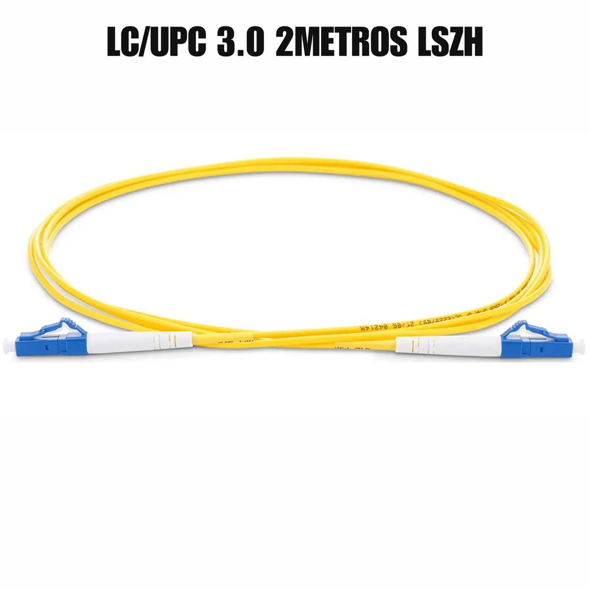 Patch Cord de fibra óptica LC/UPC 3.0 2M LSZH - LA CASA DEL TELEFONO