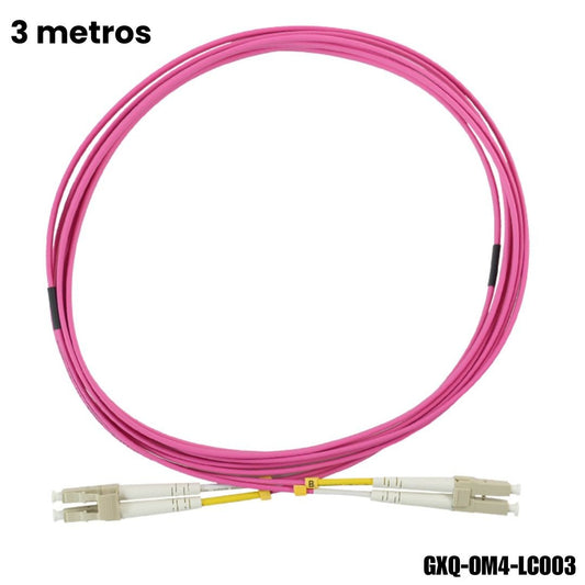 Patch Cord Fibra Óptica OM4 LC-LC Dúplex (3M) - LA CASA DEL TELEFONO