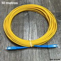 Patch Cord SC/UPC SC/UPC Monomodo 10M 3.0mm LSZH Amarillo